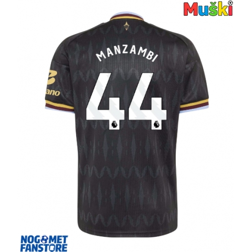 Aston Villa Johan Manzambi #44 Gostujuci Dres 2026-27 Kratak Rukav